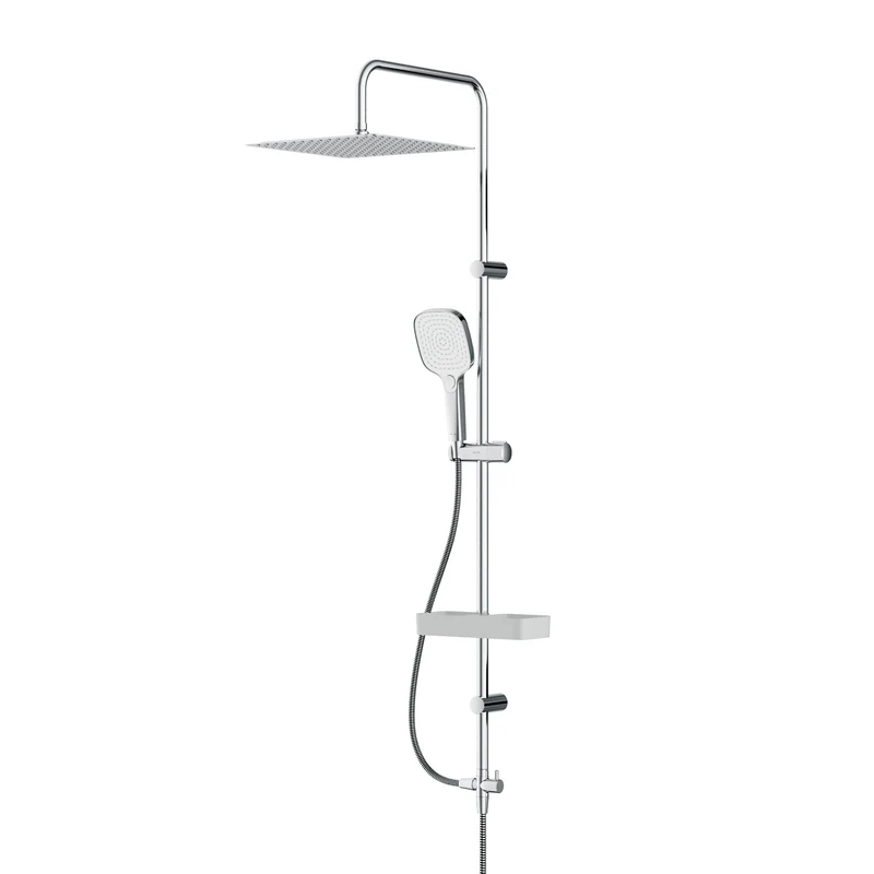 Duschsystem Play mit Regendusche und Duschablage – F078X203