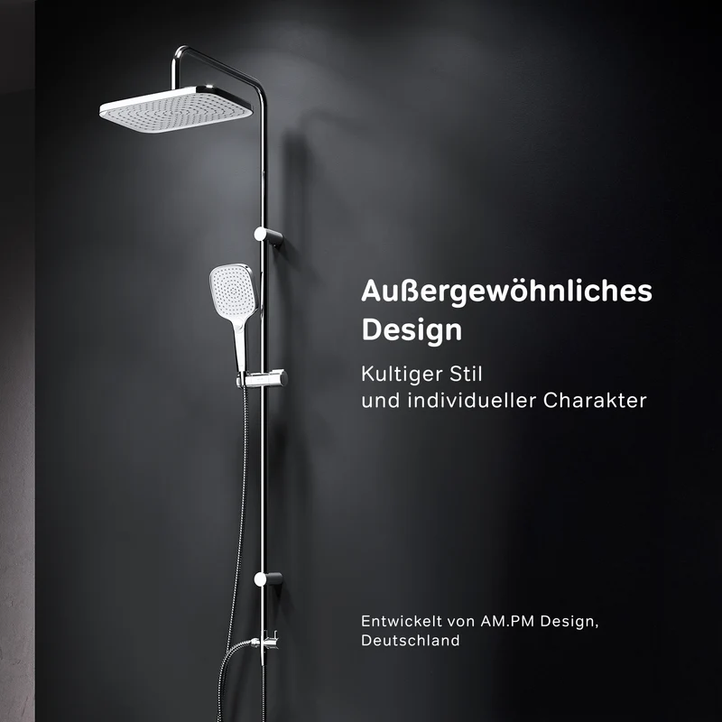 Duschsystem Play mit Regendusche – F078W000