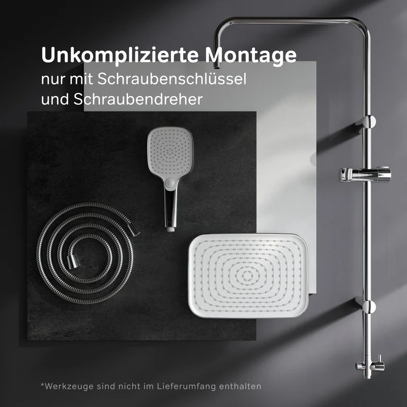Duschsystem Play mit Regendusche – F078W000