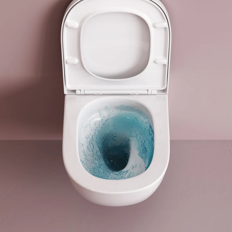 Wand-WC Libre AquaSpin spülrandlos mit WC-Sitz – CLB1900PSC