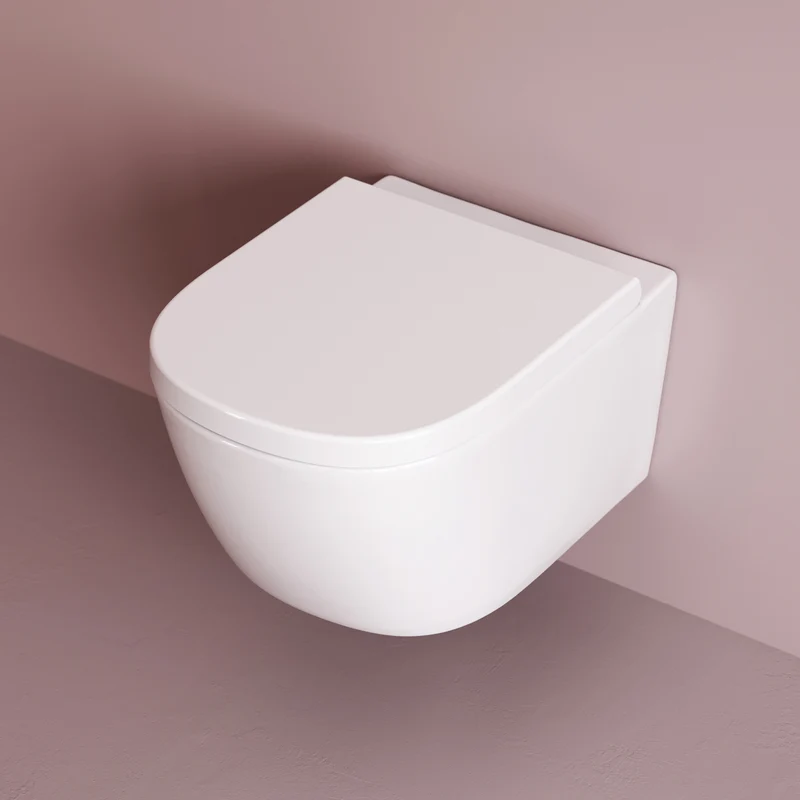 Wand-WC Libre AquaSpin spülrandlos mit WC-Sitz – CLB1900PSC