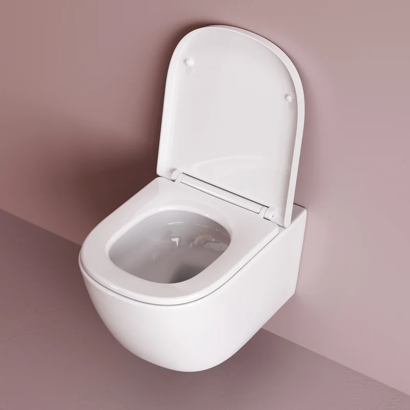 Wand-WC Libre AquaSpin spülrandlos mit WC-Sitz – CLB1900PSC