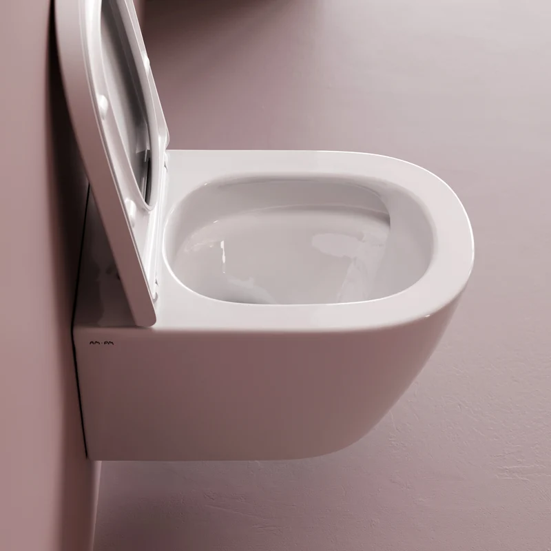Wand-WC Libre AquaSpin spülrandlos mit WC-Sitz – CLB1900PSC