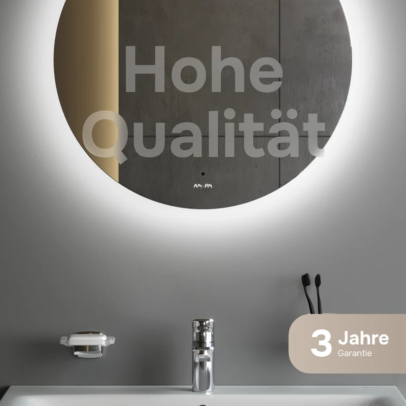 LED-Badspiegel Hit 60 cm, dimmbar, Touchless, Anti-Beschlag – MTAMOX40601S