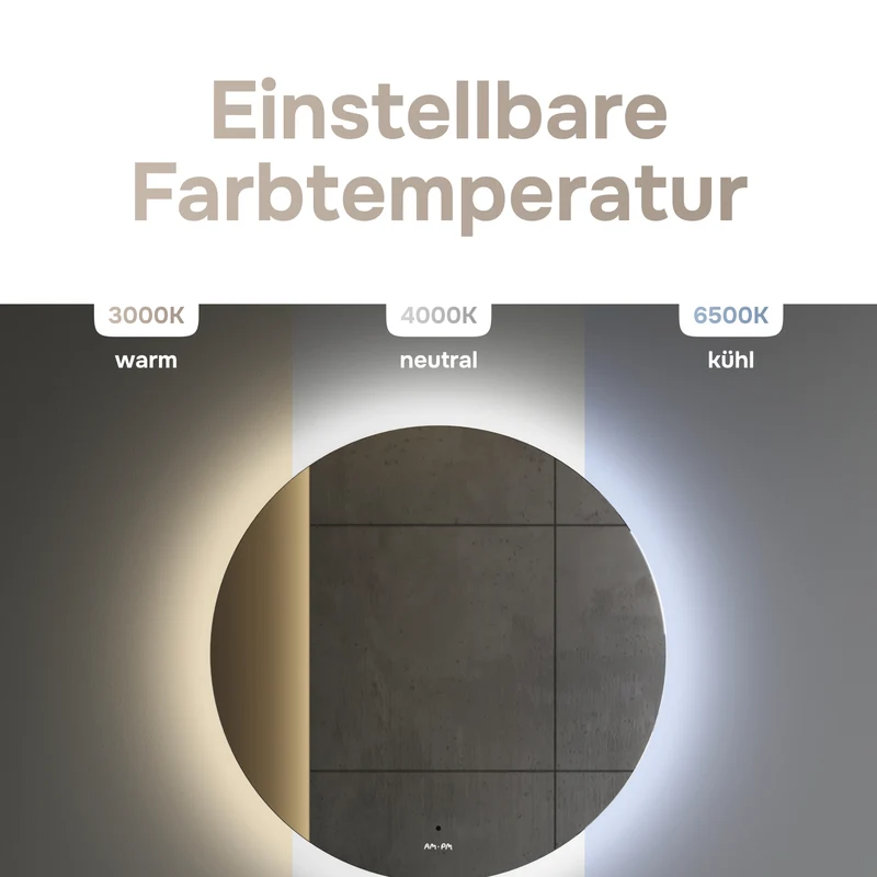 LED-Badspiegel Hit 60 cm, dimmbar, Touchless, Anti-Beschlag – MTAMOX40601S