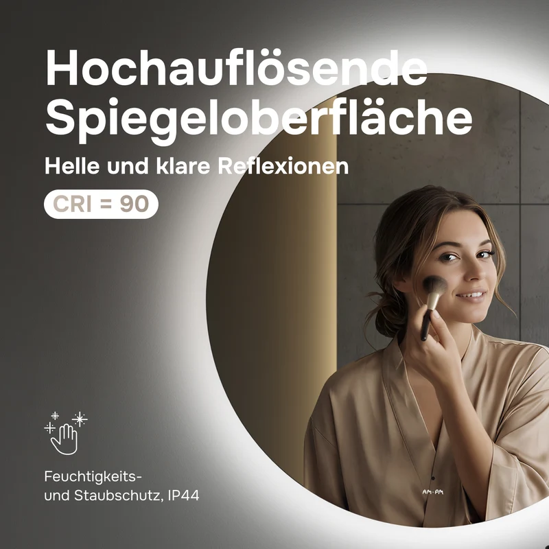 LED-Badspiegel Hit 60 cm, dimmbar, Touchless, Anti-Beschlag – MTAMOX40601S