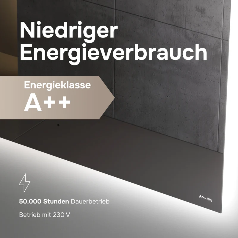 LED-Badspiegel Hit 100 cm, dimmbar, Touchless, Anti-Beschlag – MTAMOX11001S
