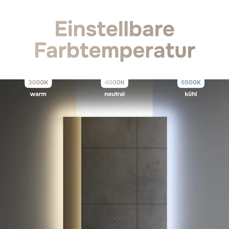 LED-Badspiegel Hit 60 cm, dimmbar, Touchless, Anti-Beschlag – MTAMOX10601S