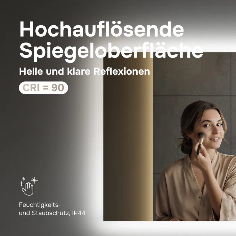LED-Badspiegel Hit 60 cm, dimmbar, Touchless, Anti-Beschlag – MTAMOX10601S