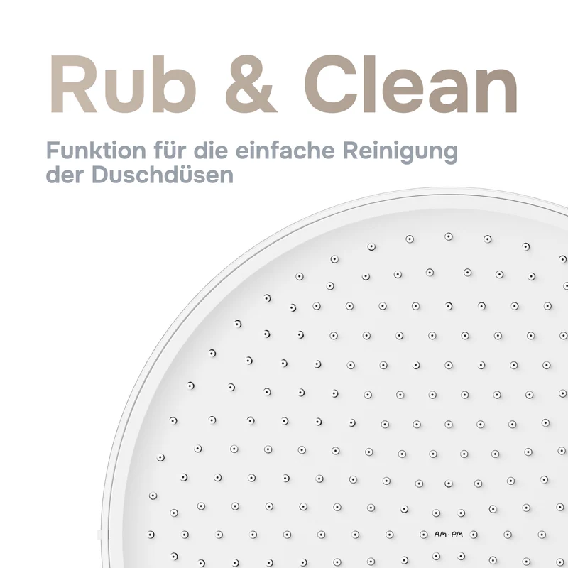 Duschsystem Play mit Thermostat und Regendusche – F078Z400