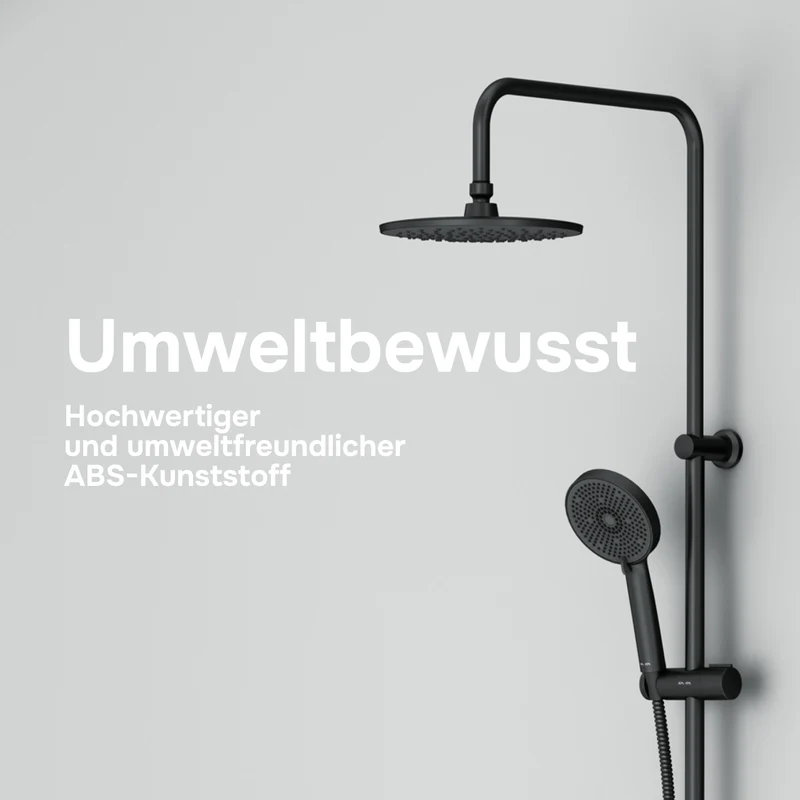 Duschsystem Play mit Thermostat und Regendusche – F078Y422