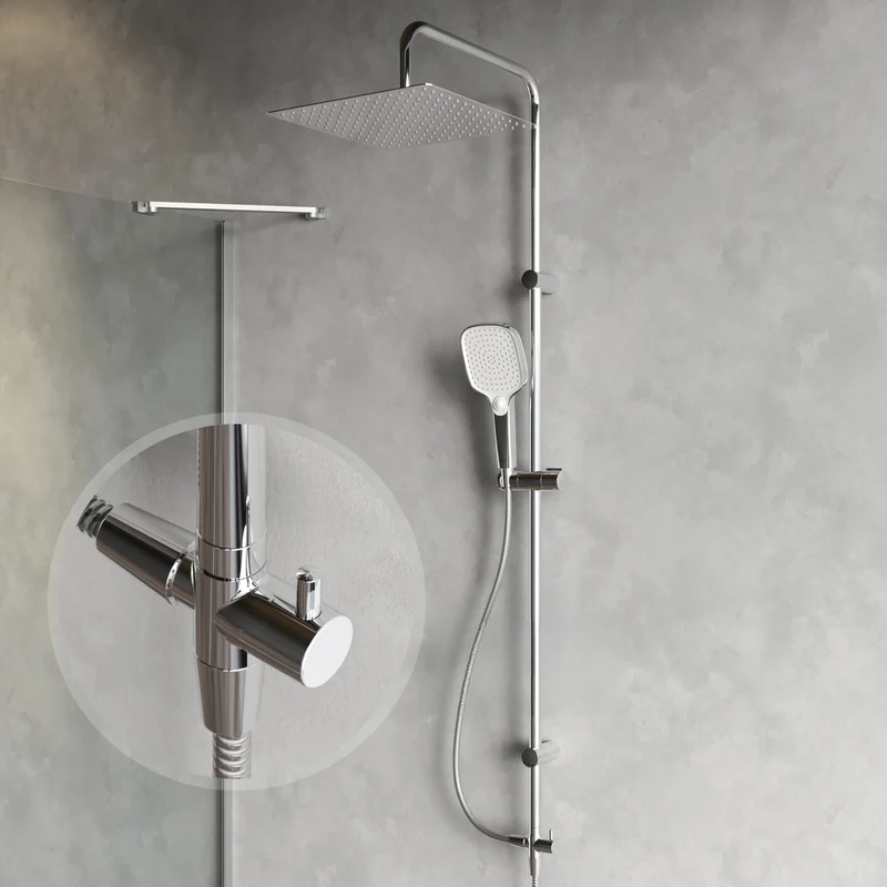 Duschsystem Play mit Regendusche – F078X000