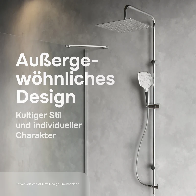 Duschsystem Play mit Regendusche – F078X000