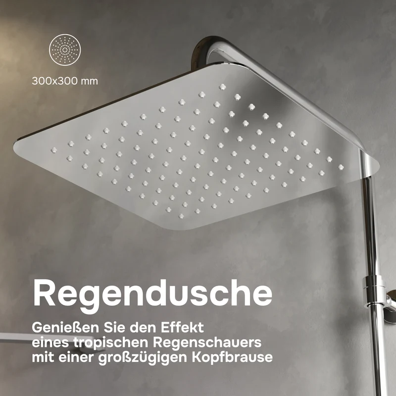 Duschsystem Play mit Regendusche – F078X000