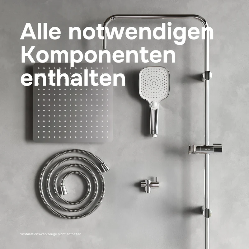 Duschsystem Play mit Regendusche – F078X000