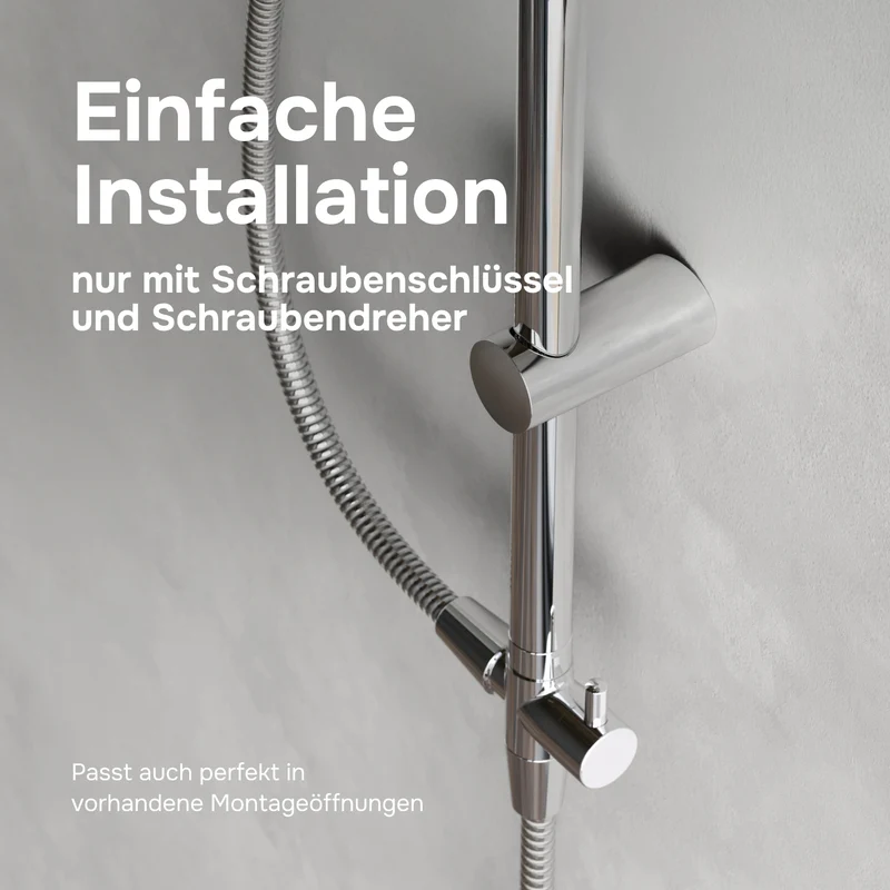 Duschsystem Play mit Regendusche – F078X000