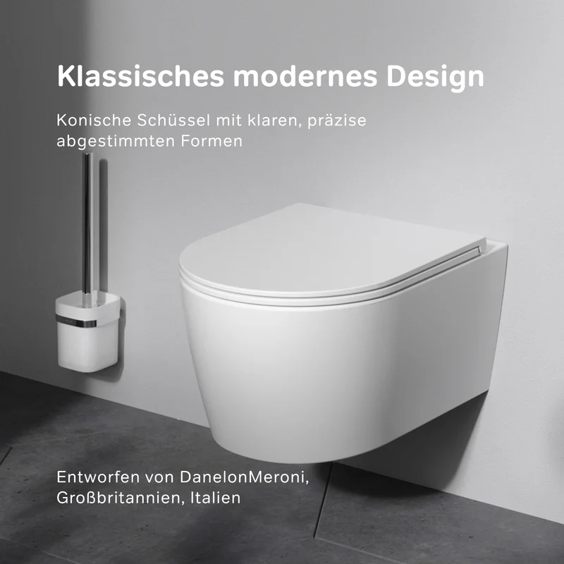 Wand-WC Func AquaSpin spülrandlos mit WC-Sitz – CFA1902PSC