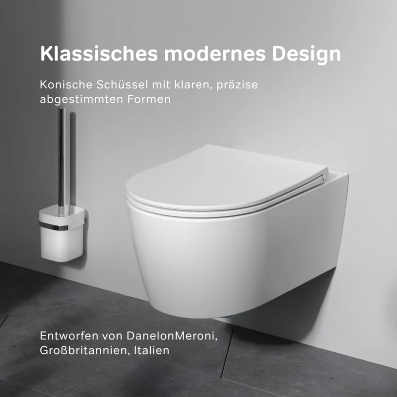 Wand-WC Func AquaSpin spülrandlos mit WC-Sitz – CFA1903PSC
