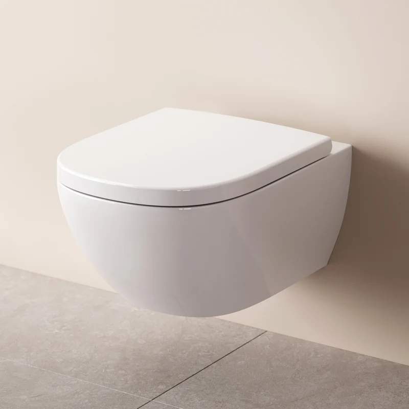 Wand-WC Above AquaSpin spülrandlos mit WC-Sitz – CAB1900PSC