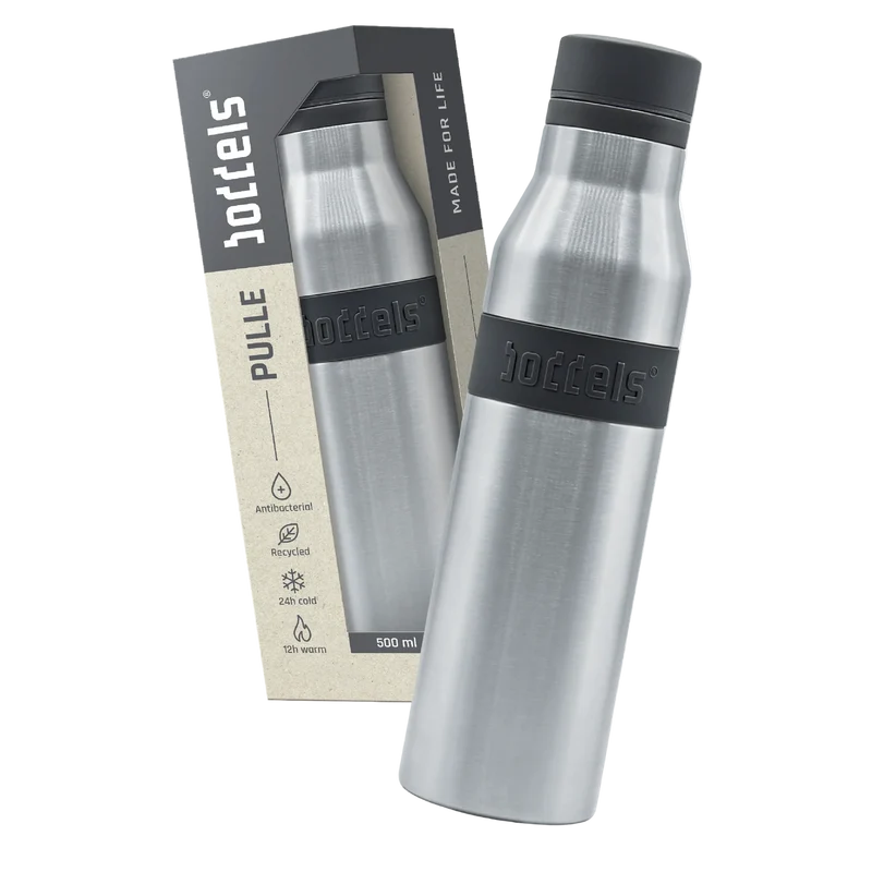 boddels PULLE Trinkflasche 0,5 l isoliert edelstahl