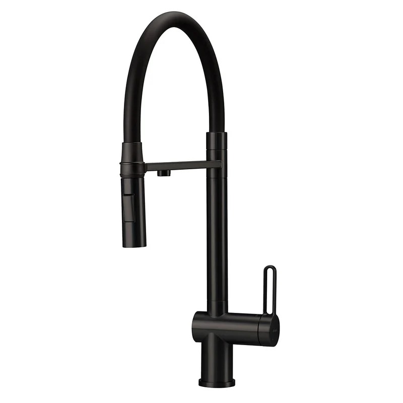 3-Wege-Armatur WS3-110b | V2A Edelstahl Black | Flexschlauch