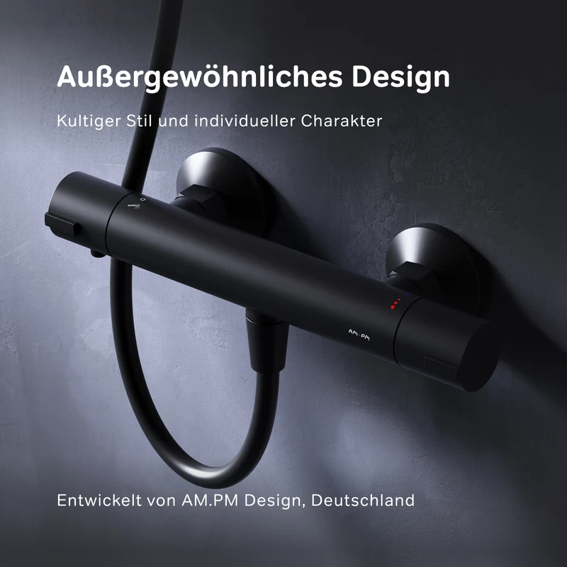 Duschthermostat Play, Schwarz – F8Y40022