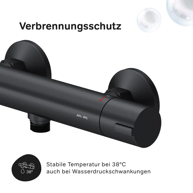 Duschthermostat Play, Schwarz – F8Y40022