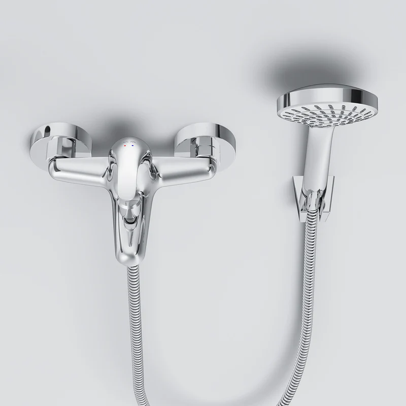 Wannenarmatur Play mit Handbrause und Halter – F8315000