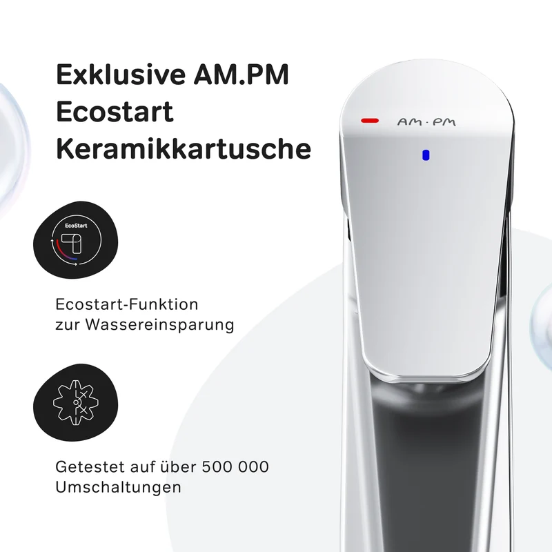 Waschtischarmatur Hit mit EcoStart, Chrom – FTA02800