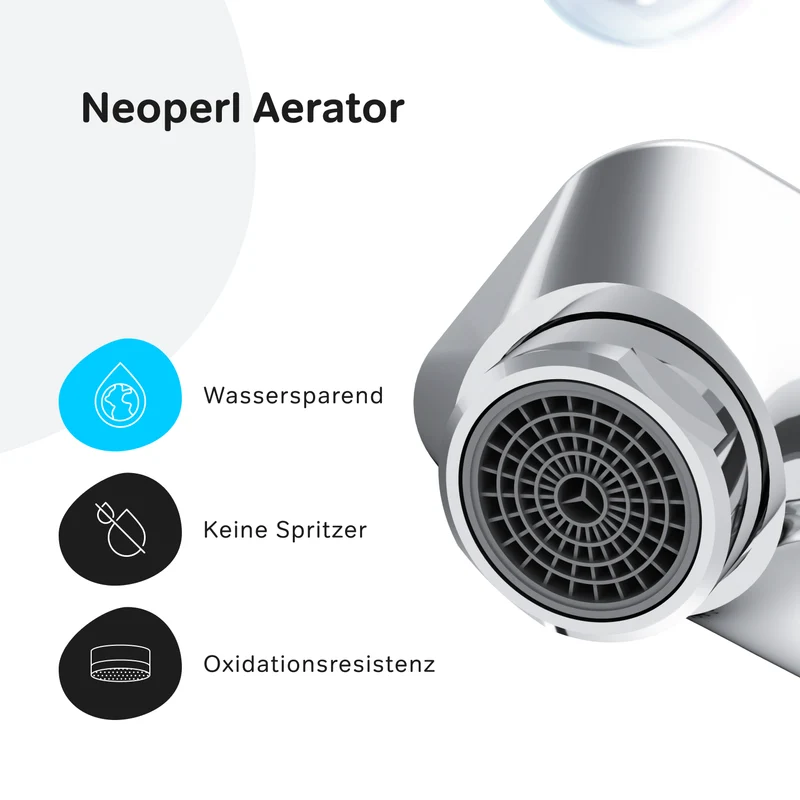 Waschtischarmatur Hit mit EcoStart, Chrom – FTA02800