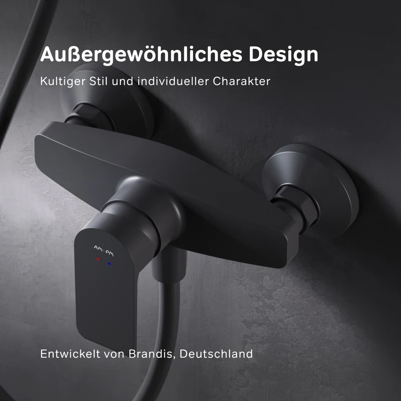 Duscharmatur Flash, Schwarz – FNA20022