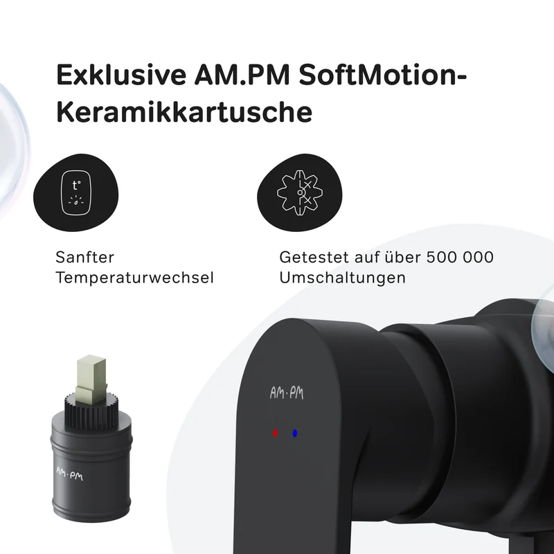 Duscharmatur Flash, Schwarz – FNA20022
