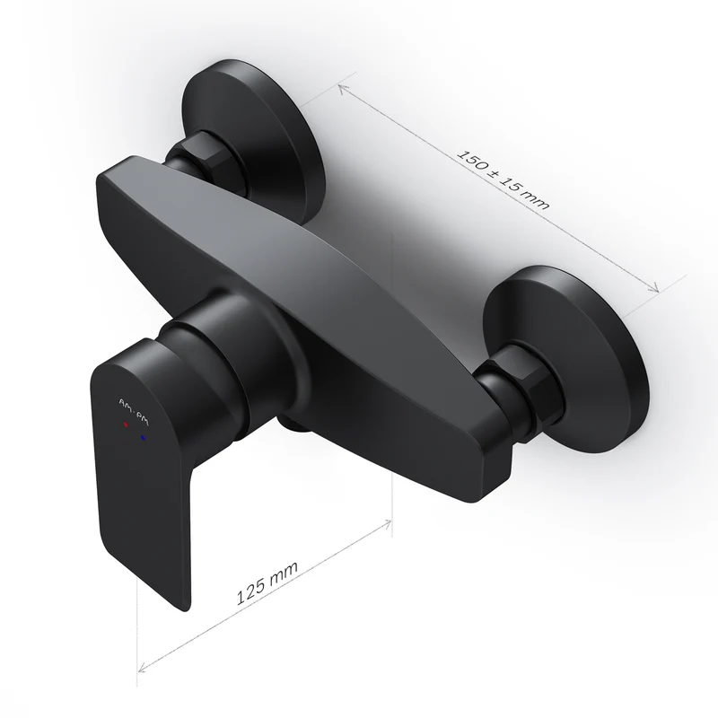 Duscharmatur Flash, Schwarz – FNA20022