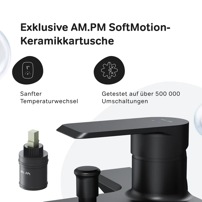 Wannenarmatur Flash, Schwarz – FNA10022