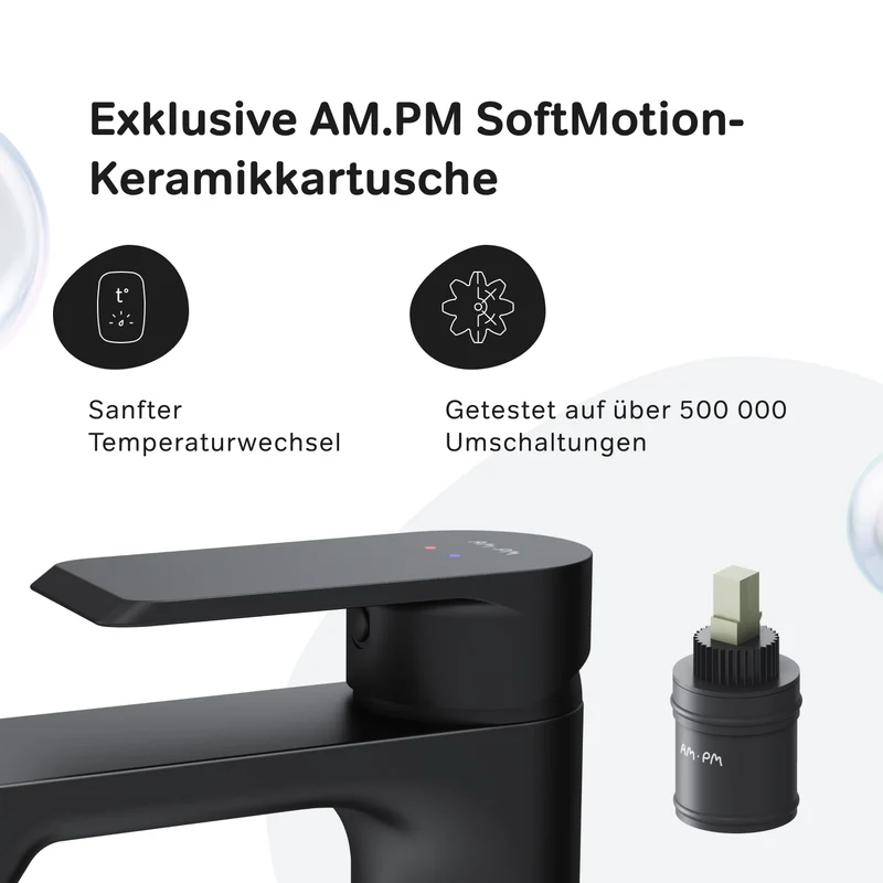 Waschtischarmatur Flash, Schwarz – FNA02122