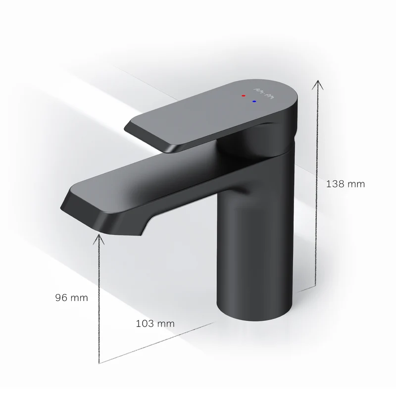 Waschtischarmatur Flash, Schwarz – FNA02122