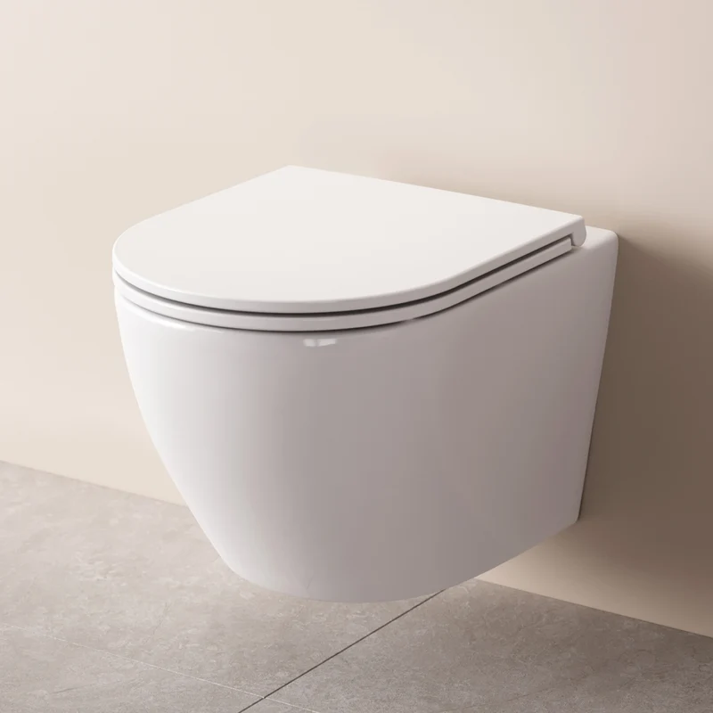 Wand-WC Like AquaSpin spülrandlos mit WC-Sitz – CLA1900PSC