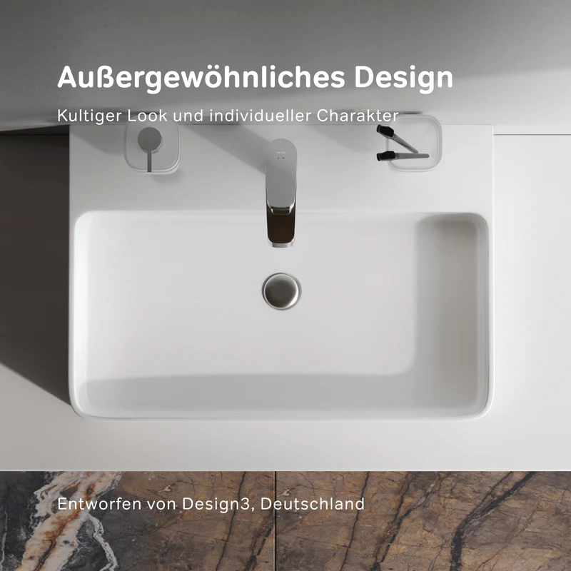 Aufsatzwaschbecken Func 60 cm – MFAWCC10601WG