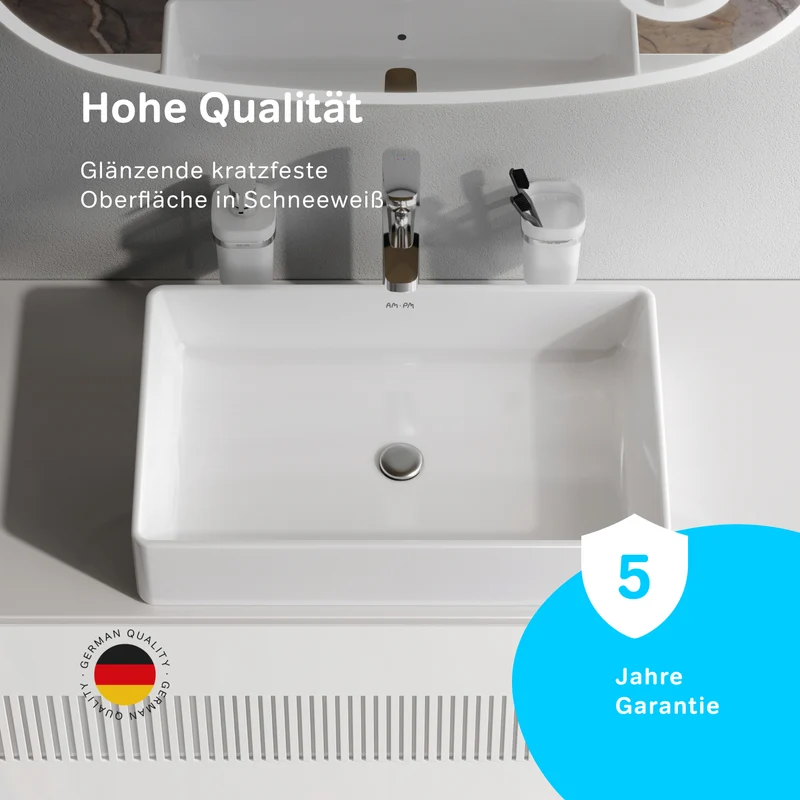 Aufsatzwaschbecken Func 60 cm – MFAWCC10600WG