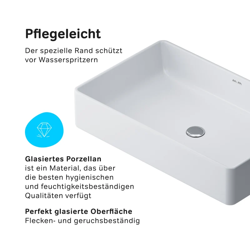 Aufsatzwaschbecken Func 60 cm – MFAWCC10600WG