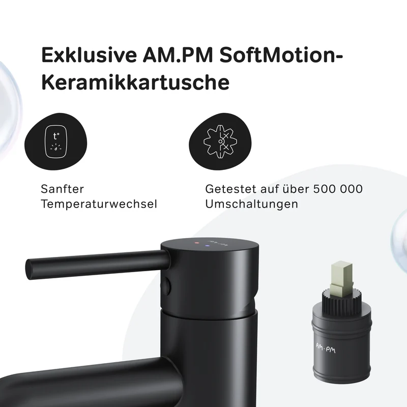 Hohe Waschtischarmatur Spike, Schwarz – FPA92022