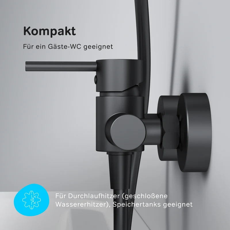 Duscharmatur Spike, Schwarz – FPA20022