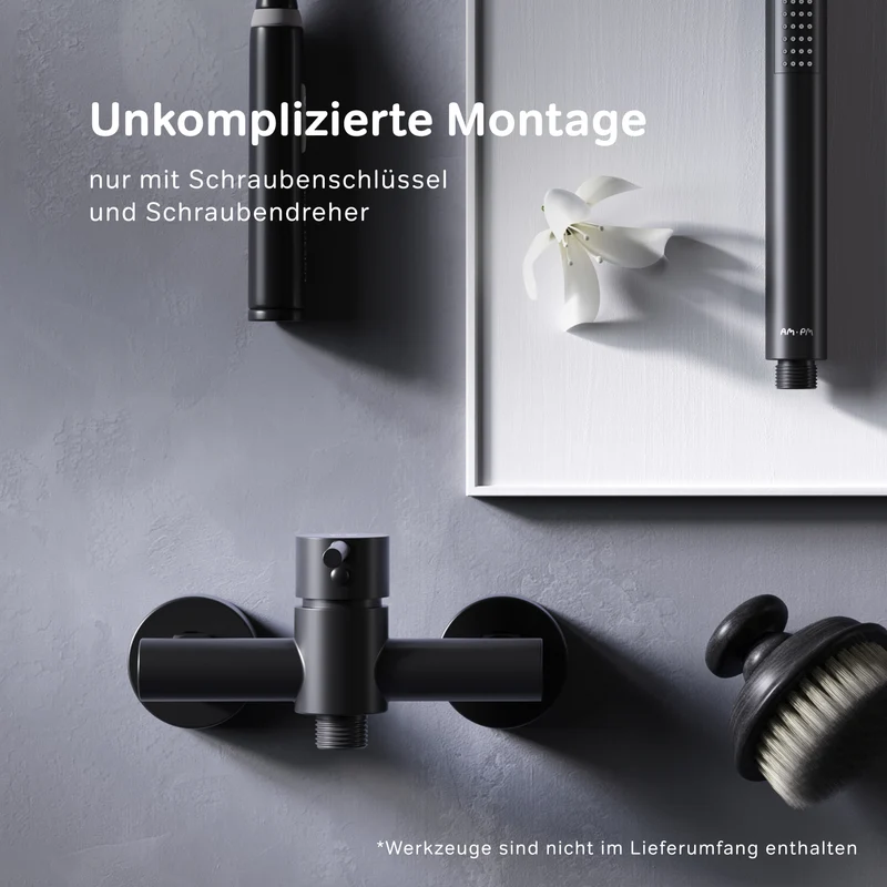 Duscharmatur Spike, Schwarz – FPA20022