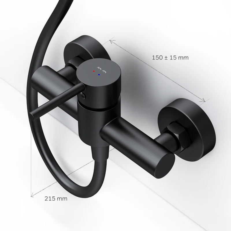 Duscharmatur Spike, Schwarz – FPA20022