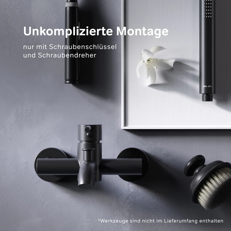 Wannenarmatur Spike, Schwarz – FPA10022