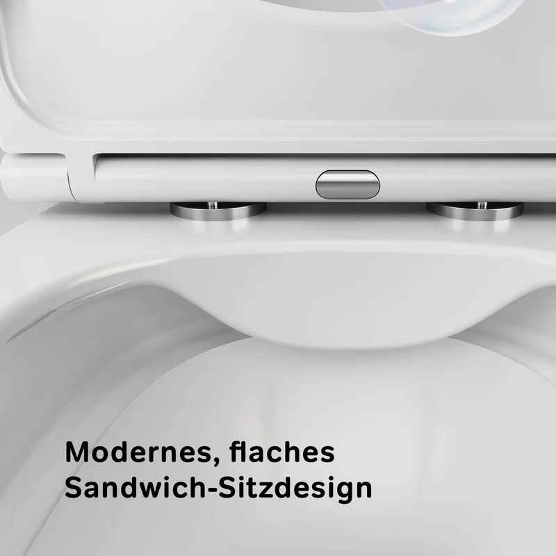 WC-Komplettset Func mit Vorwandelement und Betätigungsplatte in Chrom – IIS90251.FA1700