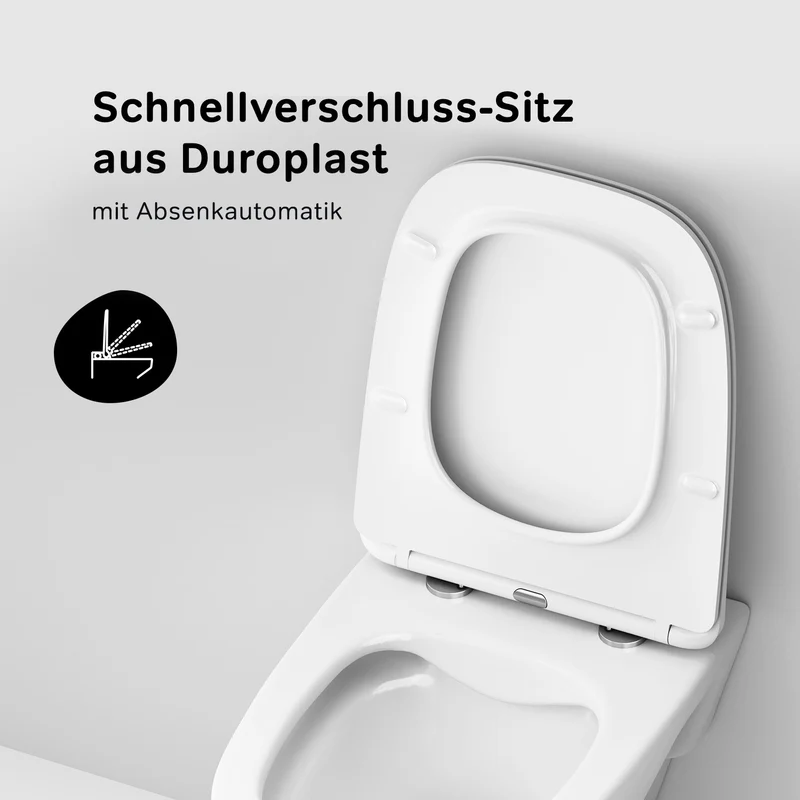 WC-Komplettset X-Joy mit Vorwandelement und Betätigungsplatte in Chrom – IIS90251.XA1700