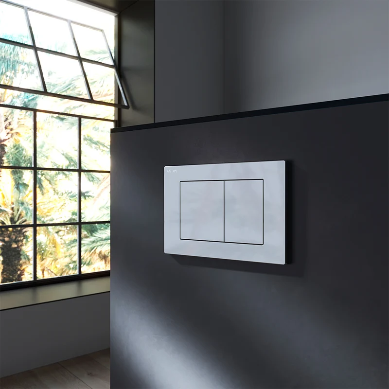 WC-Komplettset X-Joy mit Vorwandelement und Betätigungsplatte in Chrom – IIS90251.XA1700