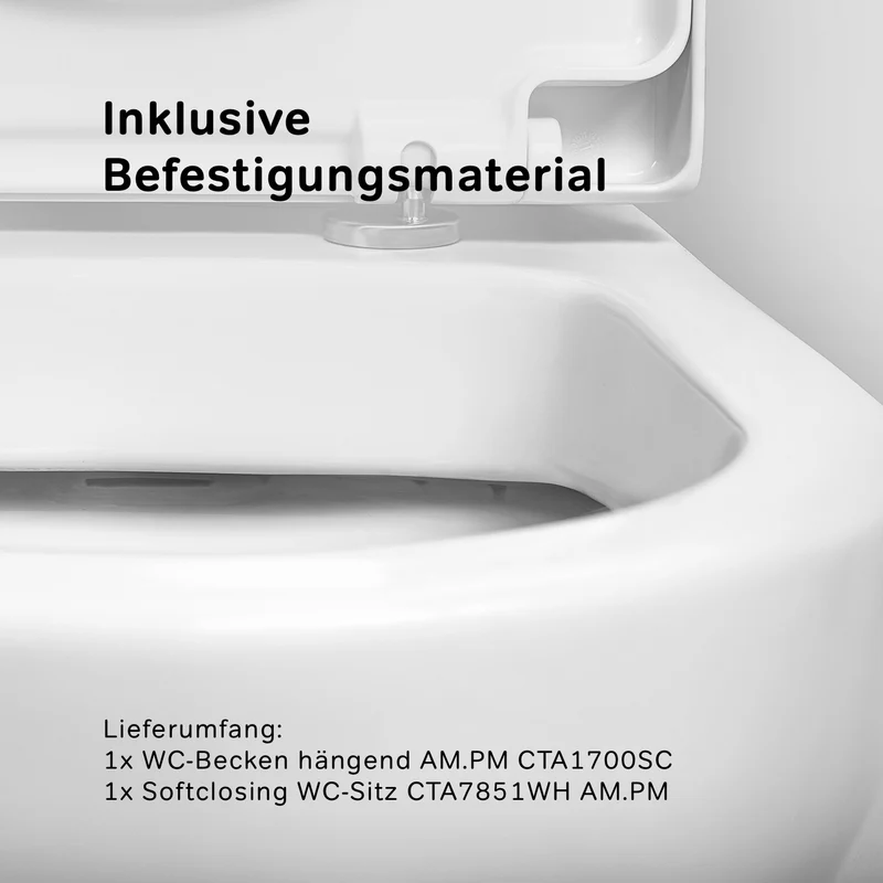 WC-Komplettset Hit mit Vorwandelement und Betätigungsplatte in Chrom – IIS90251.TA1700