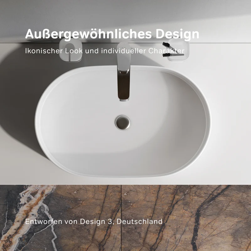 Aufsatzwaschbecken Func 51 cm – MFAWCC20500WG